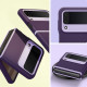 Violetinis dėklas Samsung Galaxy Flip 4 telefonui "Caseology Nano Pop"