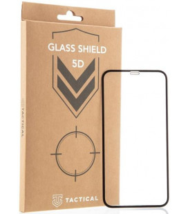 Juodas apsauginis grūdintas stiklas Apple iPhone 11 / XR telefonui "Tactical Glass Shield 5D"