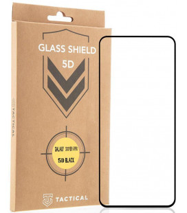 Juodas apsauginis grūdintas stiklas Samsung Galaxy Xcover 6 Pro telefonui "Tactical Glass Shield 5D"