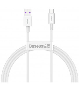 Baltas laidas USB - Type-C 66W 100cm "Baseus Superior"