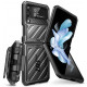 Juodas dėklas Samsung Galaxy Flip 4 telefonui "Supcase Unicorn Beetle Pro"