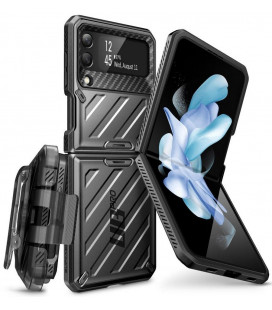 Juodas dėklas Samsung Galaxy Flip 4 telefonui "Supcase Unicorn Beetle Pro"