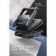 Juodas dėklas Samsung Galaxy Flip 4 telefonui "Supcase IBLSN Armorbox"