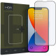 Juodas apsauginis grūdintas stiklas Apple iPhone 13 / 13 Pro / 14 / 16E / 17E telefonui "HOFI Glass Pro+"