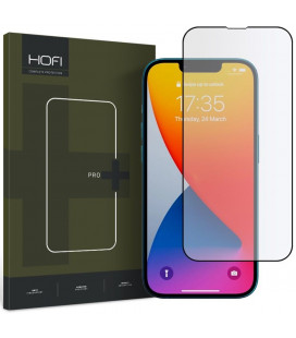 Juodas apsauginis grūdintas stiklas Apple iPhone 13 Pro Max / 14 Plus / 15 Plus telefonui "HOFI Glass Pro+"
