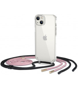 Skaidrus dėklas su dirželiu Apple iPhone 14 telefonui "Tech-Protect Flexair Chain"