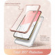 Dėklas su marmuro efektu Apple iPhone 14 Pro Max telefonui "Supcase Cosmo Marble Pink"