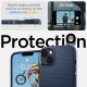 Mėlynas dėklas Apple iPhone 14 telefonui "Spigen Liquid Air"