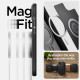 Matinis juodas dėklas Apple iPhone 14 telefonui "Spigen Mag Armor"
