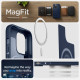 Mėlynas dėklas Apple iPhone 14 Pro telefonui "Spigen Mag Armor"