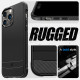 Matinis juodas dėklas Apple iPhone 14 Pro telefonui "Spigen Rugged Armor Mag Magsafe"