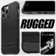 Matinis juodas dėklas Apple iPhone 14 Pro Max telefonui "Spigen Rugged Armor Mag Magsafe"