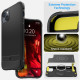 Matinis juodas dėklas Apple iPhone 14 Plus / 15 Plus telefonui "Spigen Rugged Armor Mag Magsafe"