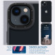 Matinis juodas dėklas Apple iPhone 14 Plus / 15 Plus telefonui "Caseology Skyfall"