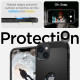 Juodas dėklas Apple iPhone 14 Plus / 15 Plus telefonui "Spigen Tough Armor MAG Magsafe"