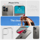 Skaidrus dėklas Apple iPhone 14 Pro telefonui "Spigen Ultra Hybrid"