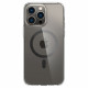 Skaidrus (Carbon Fiber) dėklas Apple iPhone 14 Pro telefonui "Spigen Ultra Hybrid MAG Magsafe"