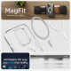 Skaidrus (Baltas) dėklas Apple iPhone 14 Pro telefonui "Spigen Ultra Hybrid MAG Magsafe"
