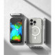Matinis skaidrus dėklas Apple iPhone 14 Pro Max telefonui "Ringke Fusion Magnetic Magsafe"