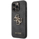 Pilkas dėklas Apple iPhone 14 Pro Max telefonui "Guess PU 4G Metal Logo Case"