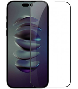 Juodas apsauginis grūdintas stiklas Apple iPhone 14 Pro Max telefonui "Nillkin Amazing 2.5D CP+ Pro"