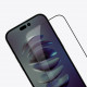 Juodas apsauginis grūdintas stiklas Apple iPhone 14 Pro telefonui "Nillkin Amazing 2.5D CP+ Pro"