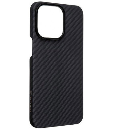 Juodas dėklas Apple iPhone 14 Pro Max telefonui "Tactical MagForce Aramid Cover"