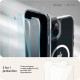 Skaidrus dėklas + stikliukai Apple iPhone 14 Plus / 15 Plus telefonui "Spigen Cyrill Shine MAG Magsafe"