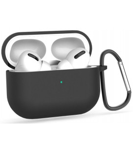 Juodas dėklas Apple Airpods Pro 1 / 2 ausinėms "Tech-Protect Icon Hook"