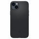 Juodas silikoninis dėklas Apple iPhone 14 Plus / 15 Plus telefonui "Spigen Silicone Fit MAG Magsafe"