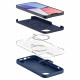 Mėlynas silikoninis dėklas Apple iPhone 14 Plus / 15 Plus telefonui "Spigen Silicone Fit MAG Magsafe"