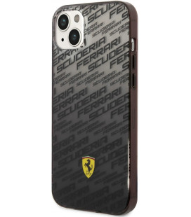 Juodas dėklas Apple iPhone 14 telefonui "Ferrari Gradient Allover Case"