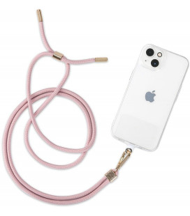 Rožinis / auksinės spalvos universalus dirželis telefonams "Tech-Protect Chain 2"