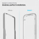 Juodas apsauginis grūdintas stiklas Apple iPhone 13 / 13 Pro / 14 telefonui "Spigen AlignMaster Glas tR 2-Pack"