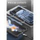 Mėlynas (Tilt) dėklas Samsung Galaxy Flip 4 telefonui "Supcase IBLSN Armorbox"