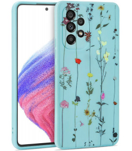 Dėklas Samsung Galaxy A53 5G telefonui "Tech-Protect Mood Garden Blue"