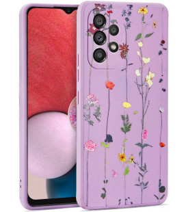Dėklas Samsung Galaxy A13 4G telefonui "Tech-Protect Mood Garden Violet"