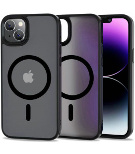 Matinis juodas dėklas Apple iPhone 14 Plus telefonui "Tech-Protect Magmat Magsafe"