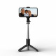 Juoda selfie - asmenukių lazka, trikojis "Tech-Protect L02S Wireless Selfie Stick Tripod"