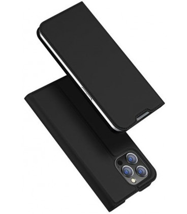 Juodas atverčiamas dėklas Apple iPhone 14 Pro telefonui "Dux Ducis Skin Pro"