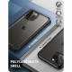 Juodas dėklas Apple iPhone 14 Pro telefonui "Supcase IBLSN Ares"