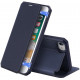 Mėlynas atverčiamas dėklas Apple iPhone 7 / 8 / SE 2020 / SE 2022 telefonui "Dux Ducis Skin X"