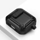 Juodas dėklas Apple Airpods Pro 1 / 2 ausinėms "Tech-Protect X-Carbo"