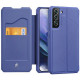 Mėlynas atverčiamas dėklas Samsung Galaxy S22 Plus telefonui "Dux Ducis Skin X"