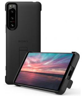 Juodas dėklas Sony Xperia 5 IV telefonui "Sony Stand Cover"