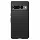 Matinis juodas dėklas Google Pixel 7 Pro telefonui "Spigen Liquid Air"