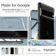 Skaidrus dėklas Google Pixel 7 Pro telefonui "Spigen Ultra Hybrid"
