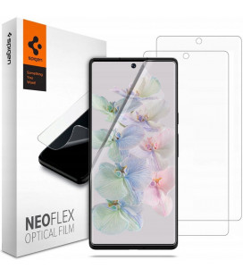 Apsauginės ekrano plėvelės Google Pixel 7 Pro telefonui "Spigen Neo Flex Solid 2-Pack"