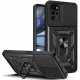 Juodas dėklas Motorola Moto G22 / E32 / E32s telefonui "Tech-Protect Camshield Pro"