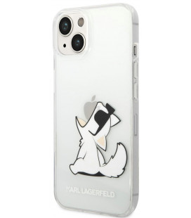 Skaidrus dėklas Apple iPhone 14 Plus telefonui "Karl Lagerfeld PC/TPU Choupette Eat Case"